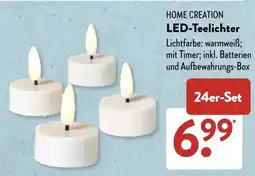 Aldi Süd HOME CREATION LED-Teelichter Angebot
