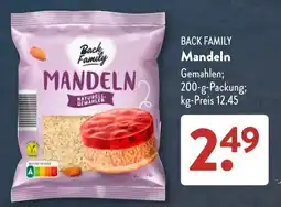 Aldi Süd Back Family Mandeln Angebot