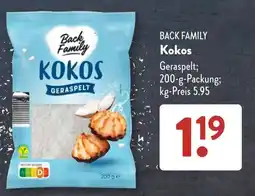 Aldi Süd Back Family Kokos Angebot
