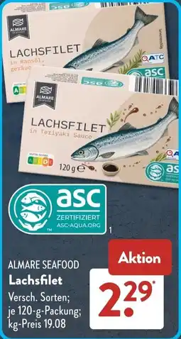 Aldi Süd ALMARE SEAFOOD Lachsfilet Angebot