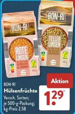 Aldi Süd BON-RI Hülsenfrüchte Angebot