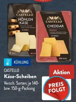 Aldi Süd CASTELLO Käse-Scheiben Angebot