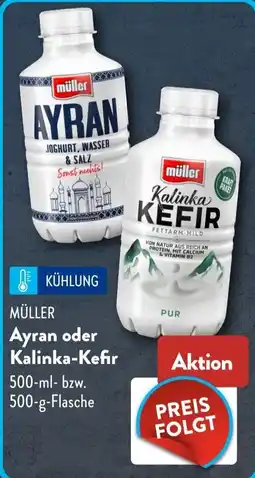 Aldi Süd MÜLLER Ayran oder Kalinka-Kefir Angebot