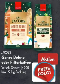 Aldi Süd Jacobs Ganze Bohne oder Filterkaffee Angebot