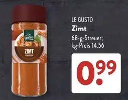 Aldi Süd Le Gusto Zimt Angebot