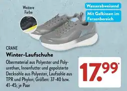 Aldi Süd CRANE Winter-Laufschuhe Angebot
