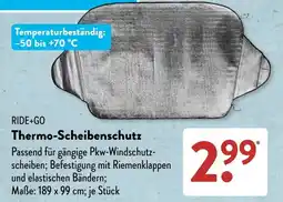 Aldi Süd RIDE+GO Thermo-Scheibenschutz Angebot