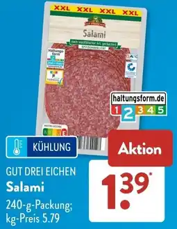 Aldi Süd GUT DREI EICHEN Salami Angebot