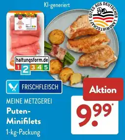 Aldi Süd Puten-Miniflets Angebot