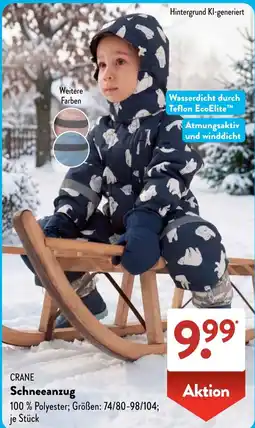 Aldi Süd CRANE Schneeanzug Angebot