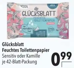 CITTI Markt Glücksblatt Feuchtes Toilettenpapier Angebot