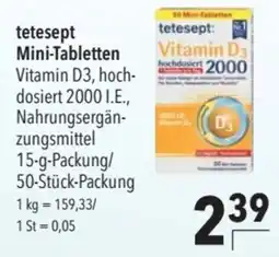 CITTI Markt tetesept Mini-Tabletten Vitamin D3 Angebot
