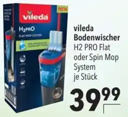 CITTI Markt vileda Bodenwischer H2 PRO Flat oder Spin Mop System Angebot