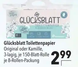 CITTI Markt Glücksblatt Toilettenpapier Angebot