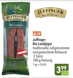 CITTI Markt Juffinger Bio Landjäger Angebot