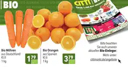 CITTI Markt Bio Möhren Angebot