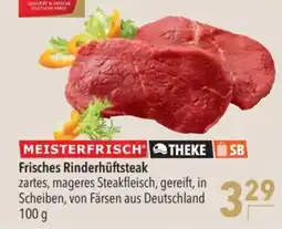 CITTI Markt MEISTERFRISCH Frisches Rinderhüftsteak Angebot