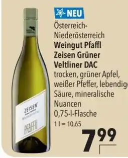 CITTI Markt Weingut Pfaffl Zeisen Grüner Veltliner DAC Angebot