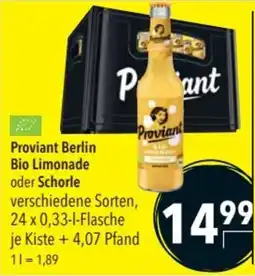 CITTI Markt Proviant Berlin Bio Limonade Angebot