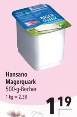 CITTI Markt Hansano Magerquark Angebot