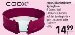 CITTI Markt coox Silikonbackform Springform Angebot