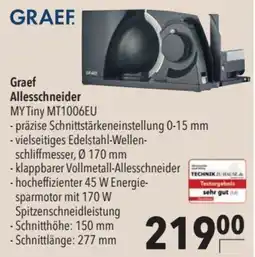 CITTI Markt Graef Allesschneider MY Tiny MT1006EU Angebot