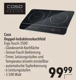 CITTI Markt Caso Doppel-Induktionskochfeld Ergo Touch 3500 Angebot