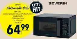 CITTI Markt Severin Mikrowelle Solo Angebot