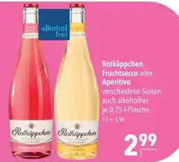 CITTI Markt Rotkäppchen Fruchtsecco oder Aperitivo Angebot