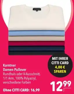 CITTI Markt Karntner Damen Pullover Angebot