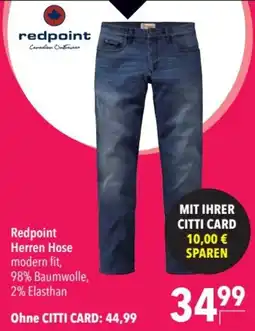 CITTI Markt Redpoint Herren Hose Angebot