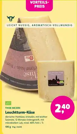 Biomarkt THISE MEJERI Leuchtturm-Käse Angebot