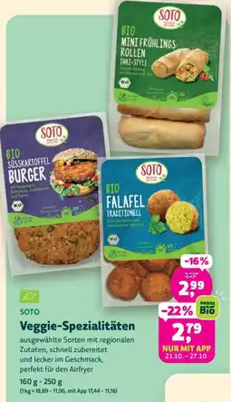 Biomarkt SOTO BIO FALAFEL TRADITIONELL Angebot