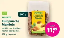 Biomarkt RAPUNZEL Europäische Mandeln Angebot