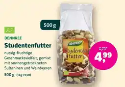 Biomarkt DENNREE Studentenfutter Angebot