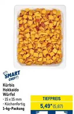 METRO SMART CHEF Kürbis Hokkaido Würfel Angebot