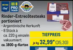 METRO Rinder-Entrecôtesteaks portioniert Angebot