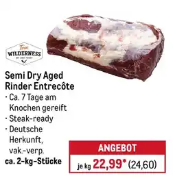 METRO True WILDERNESS Semi Dry Aged Rinder Entrecôte Angebot