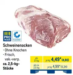 METRO Schweinenacken Angebot