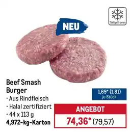 METRO Beef Smash Burger Angebot