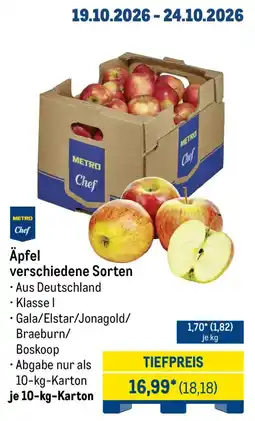 METRO Äpfel verschiedene Sorten Angebot