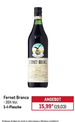 METRO Fernet Branca Angebot