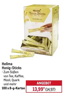 METRO Hellma Honig-Sticks Angebot