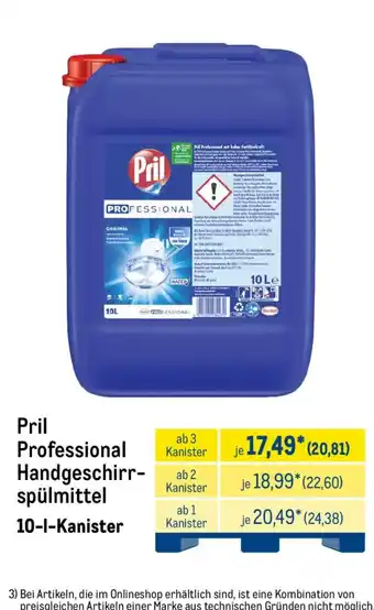 Pril Professional Handgeschirrspülmittel
