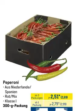 METRO Peperoni Angebot