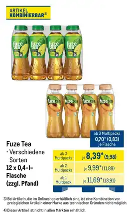 METRO Fuze Tea Angebot