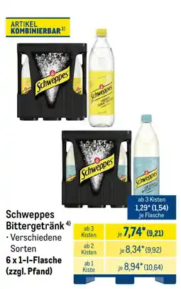 METRO Schweppes Bittergetränk Angebot