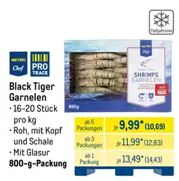 METRO Black Tiger Garnelen Angebot