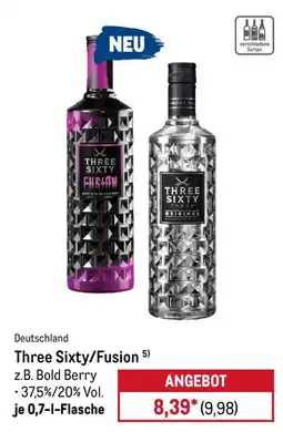 METRO Three Sixty/Fusion Angebot