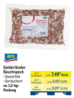 METRO aro Gelderländer Bauchspeck Angebot
